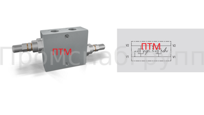 Предохранительный клапан гидравлический VAU 3/4 80/300BAR