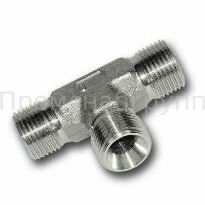 Адаптер штуцер соединение трубное с резьбой, дюймовое, метрическое гидравлическое 702S-12-12