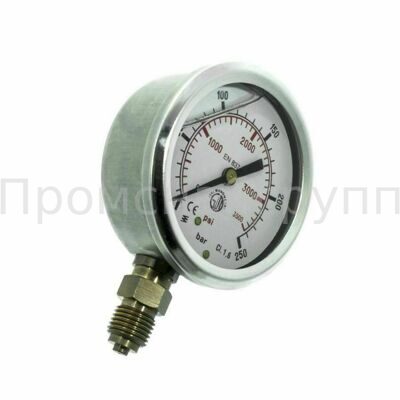 Манометр гидравлический 0-0025 1/4" DIN16288 радиальный
