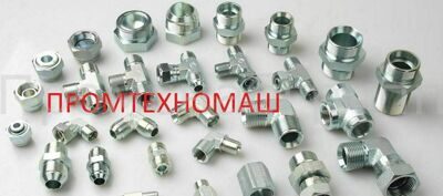 Адаптер штуцер соединение трубное с резьбой, дюймовое, метрическое гидравлическое 201-06-08