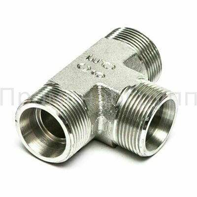 Адаптер штуцер соединение трубное с резьбой, дюймовое, метрическое гидравлическое 702S-04-04
