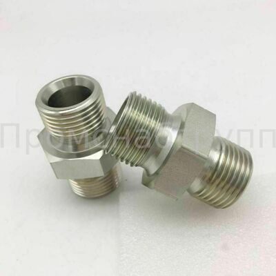 Адаптер штуцер соединение трубное с резьбой, дюймовое, метрическое гидравлическое 201-06-06